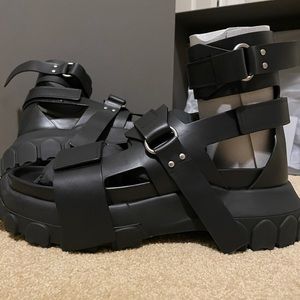 Rick Owens tractor sandal